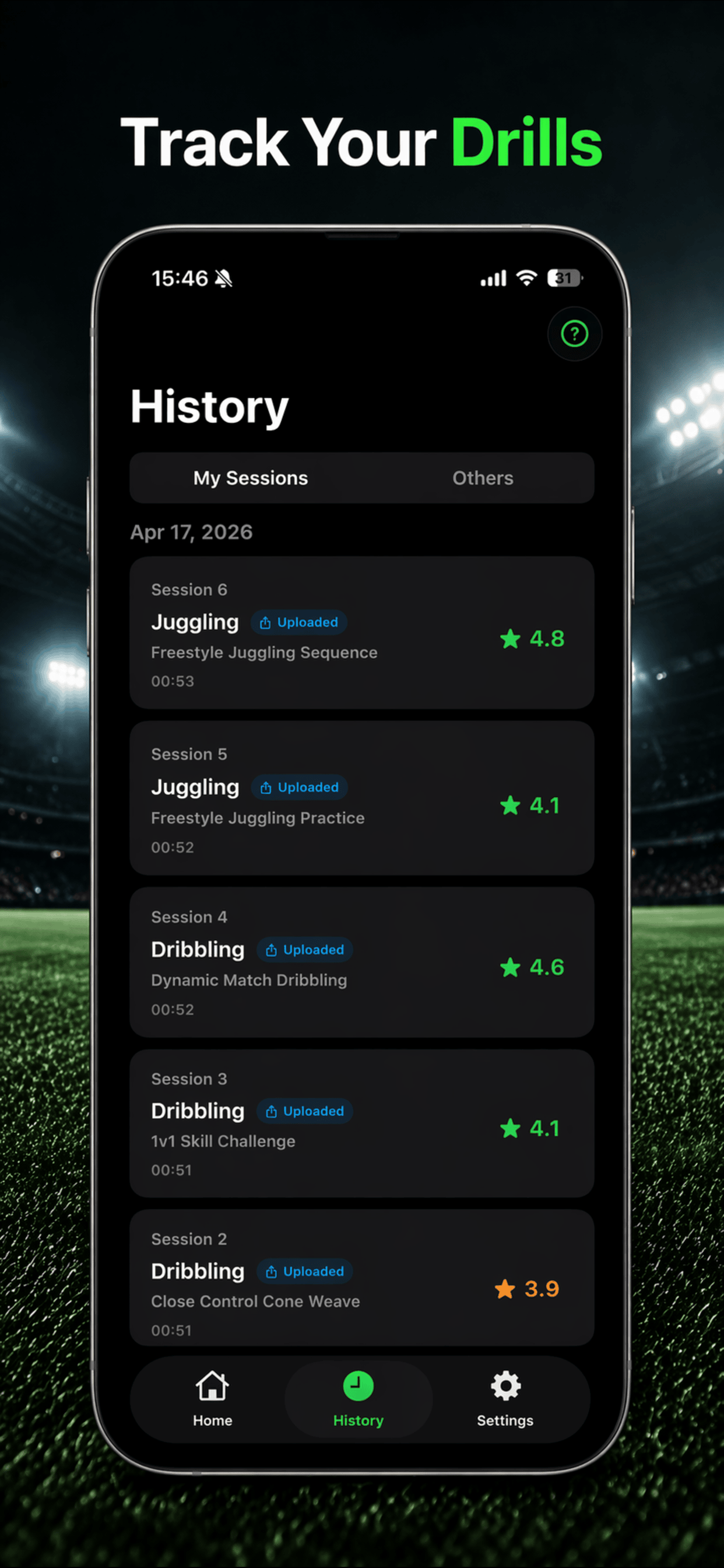 Session History